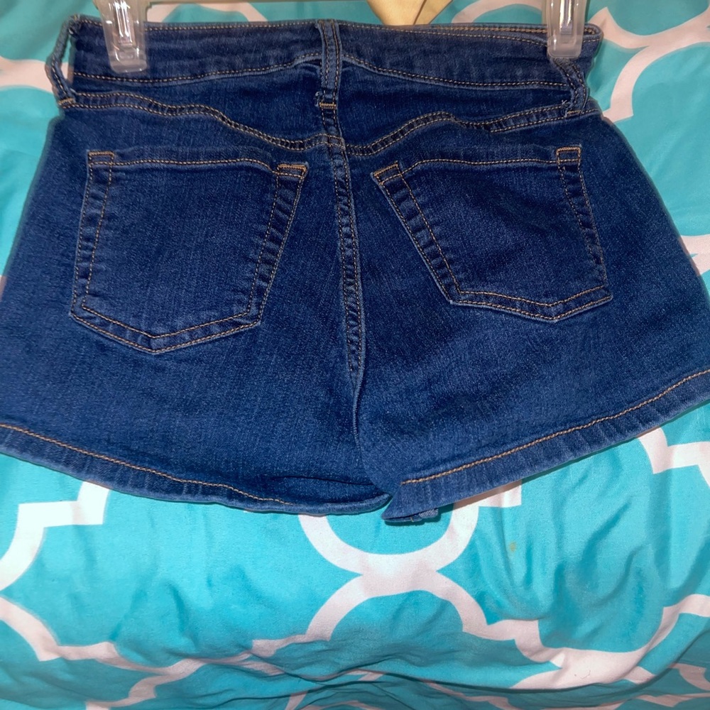 Wild Fable Stretch Denim Shorts Medium Wash Blue Jean Womens Size 0/27 regular